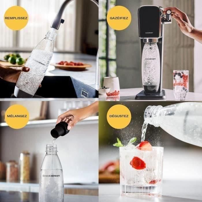 Máquina de soda de sodaSteam - + Máquina de agua espumosa Paquete de arte negro lavavajillas 5