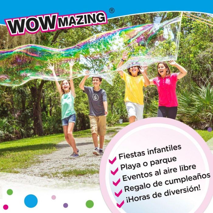 Juego de Pompas de Jabón WOWmazing 41 cm (24 Unidades) 3