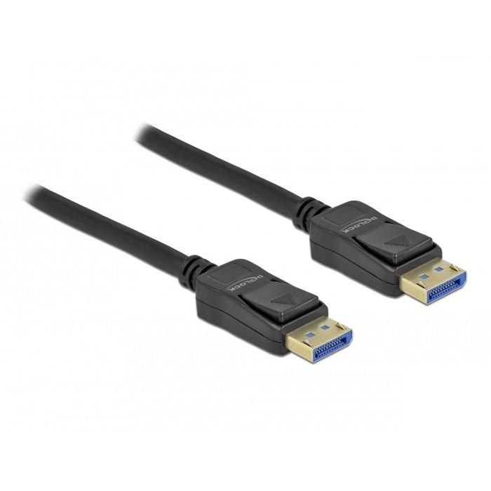 DeLock DisplayPort (ST-ST) 2m Anschlusskabel 10K Schwarz 0 DeLock DisplayPort (ST-ST) 2m Anschlusskabel 10K Schwarz 0