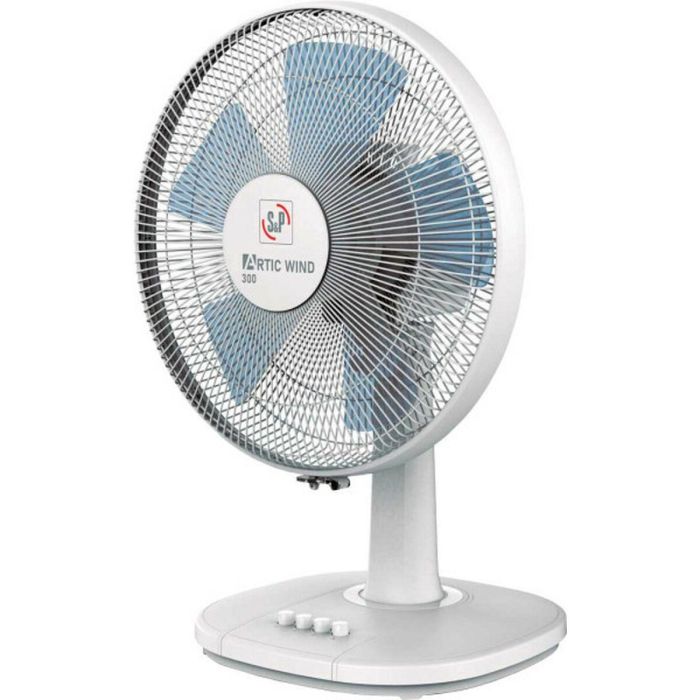 Ventilador de Sobremesa S&P ARTIC WIND300 Blanco 35 W Ventilador de Sobremesa S&P ARTIC WIND300 Blanco 35 W