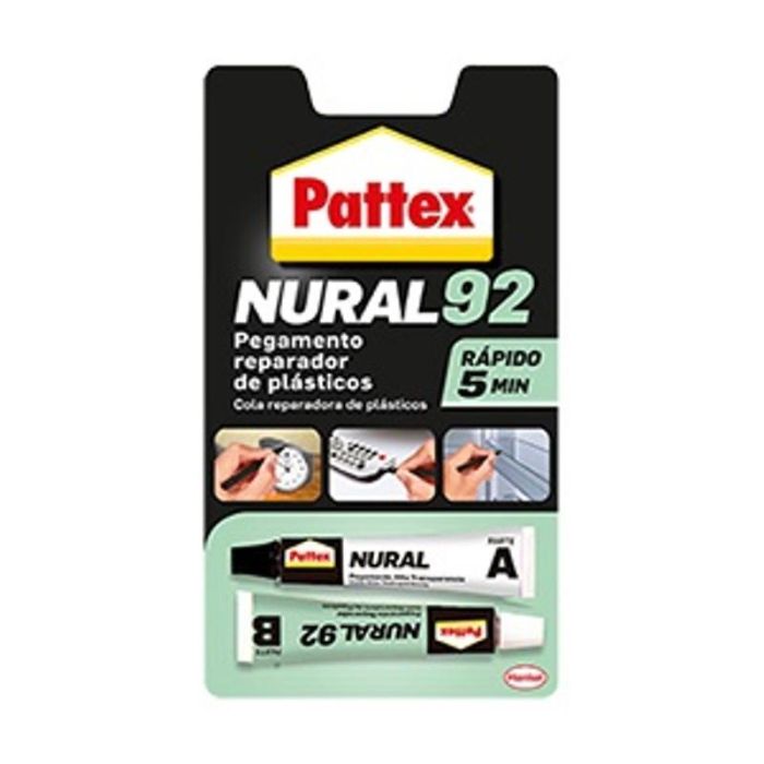 Pattex 1766697 Nural-92 Reparador Plástico Rápido 22 ml