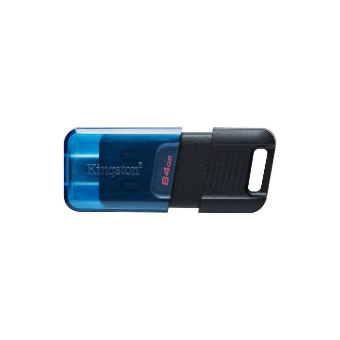 Memoria USB Kingston 80 64 GB Azul Negro/Azul