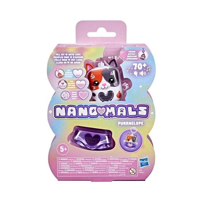 Hasbro Mascota Electrónica Interactiva Nano Mals. con 70 Sonidos y Canciones, 7 cm 9 Hasbro Mascota Electrónica Interactiva Nano Mals. con 70 Sonidos y Canciones, 7 cm 9