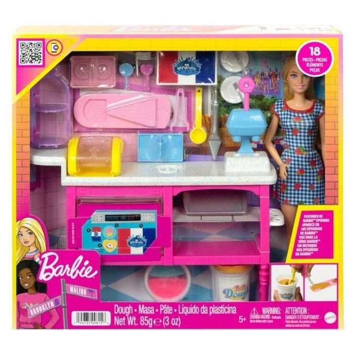 Barbie - Barbie y su panadería - Playset Doll - 5 años y + + 1 Barbie - Barbie y su panadería - Playset Doll - 5 años y + + 1