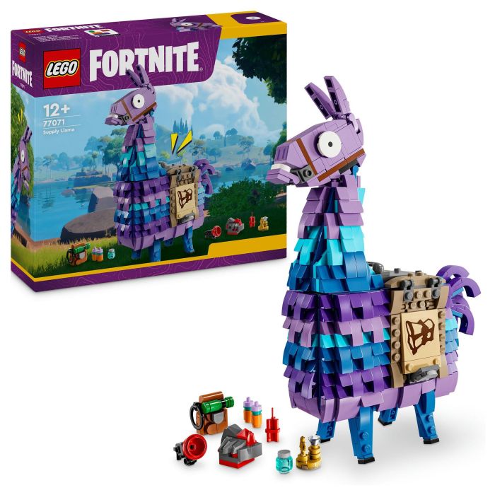 Lego Fortnite 77071 Llama de Suministros Minifigura Inspirada en el Videojuego para Adolescentes