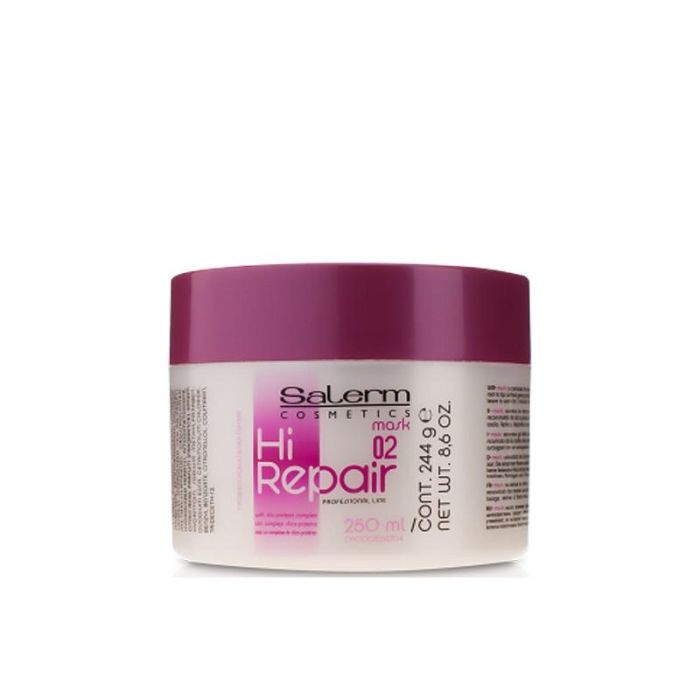 Salerm HI REPAIR mask 02 Mascarilla Reparadora Cabello Dañado Todo Tipo de Cabello 250 ml 1