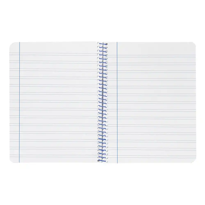 Liderpapel Cuaderno Espiral A4 Wonder Tapa Plástico 80 Hojas 90gr Pauta Ancha 3,5mm con Margen Color Verde Oscuro 5