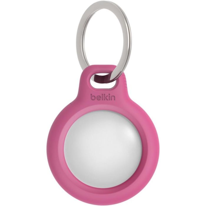 Belkin F8W973btPNK Secure Holder Llavero para Apple AirTag, Resistente a Rayones, Rosa 1 Belkin F8W973btPNK Secure Holder Llavero para Apple AirTag, Resistente a Rayones, Rosa 1