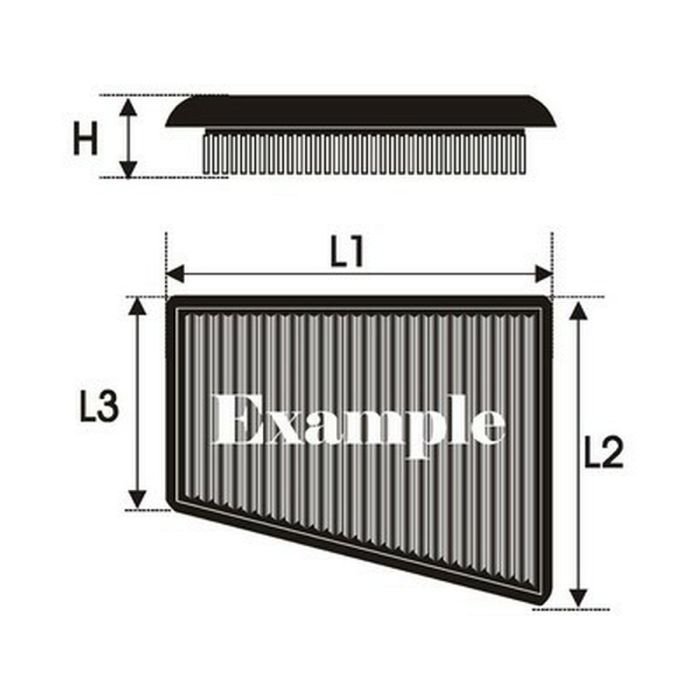 Filtro de aire Green Filters P960517 1 Filtro de aire Green Filters P960517 1