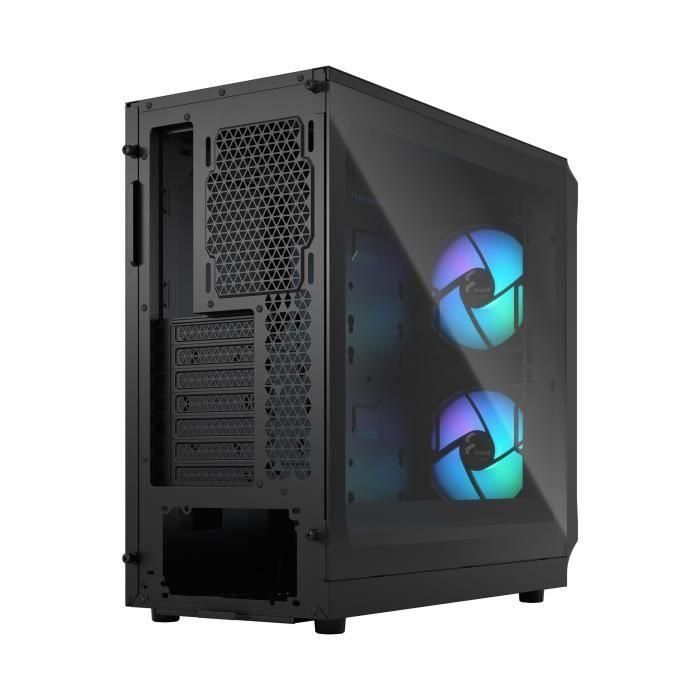 Focus de diseño fractal 2 RGB Black TG Clear PC Case 2