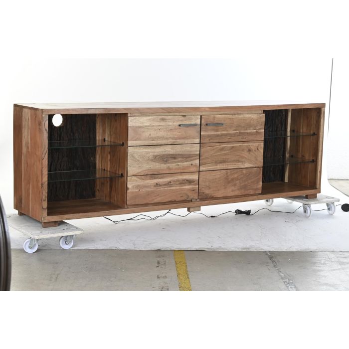Mueble Tv Colonial DKD Home Decor Marron 40 x 63 x 200 cm 9 Mueble Tv Colonial DKD Home Decor Marron 40 x 63 x 200 cm 9
