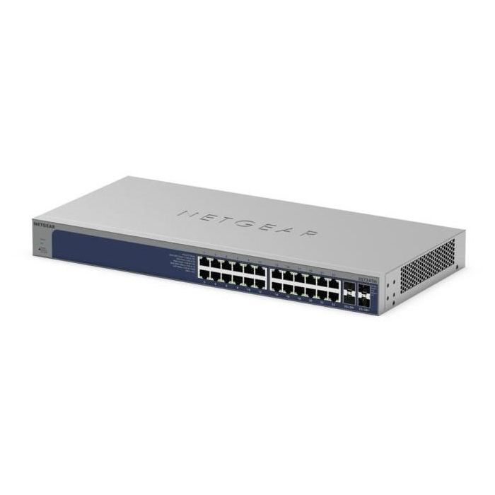 NETGEAR XS724TM Switch Multi-Gigabit Gestionado L2/L3/L4, 24 Puertos 10G Ethernet, 4 Puertos SFP+, Full Duplex, Montaje en Rack 2