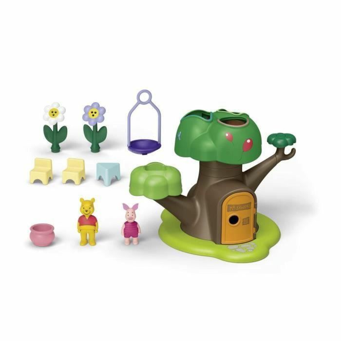 Playmobil Junior Disney: Winnie The Pooh - Casa del Árbol con Tobogán y Juego de Roles para Desarrollo Motor y Sensorial 1