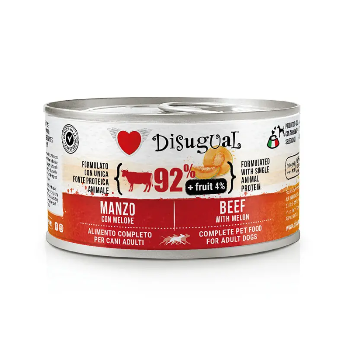 Disugual Fruit Dog Ternera Melon 12x150 gr