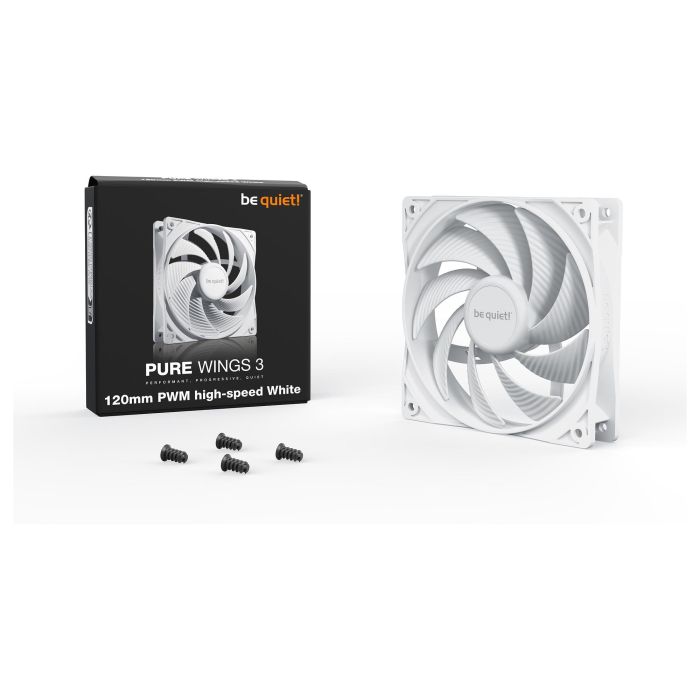 be quiet! Pure Wings 3 PWM high-speed Ventilador 120mm Blanco