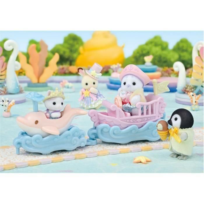 Sylvanian Families SYL5054131058206 - Minifiguras El pequeño tren del mar, ideal para niños a partir de 3 años