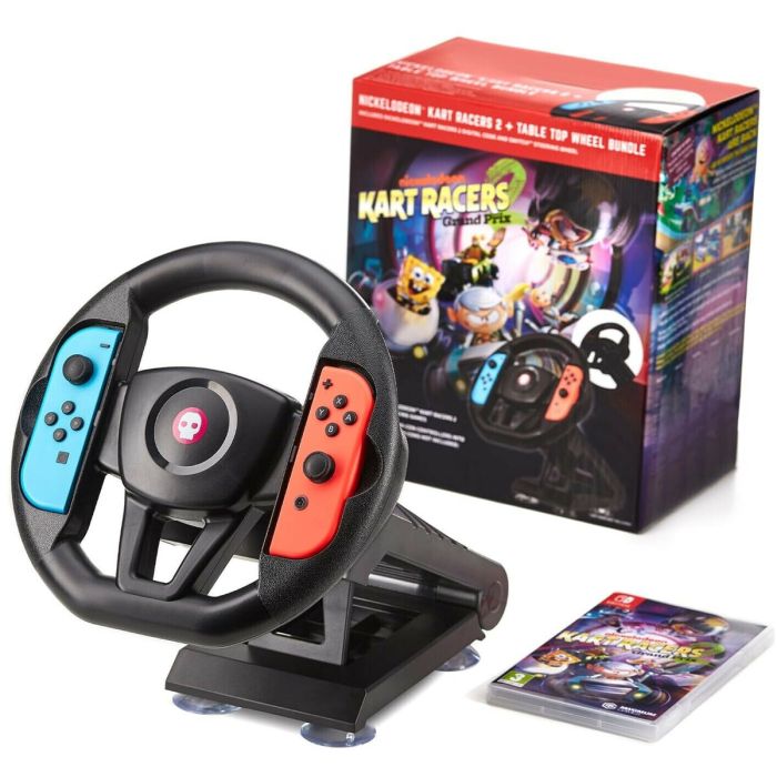Volante Racing Nintendo NICKOLEDEON KART RACER 2 Negro Volante Racing Nintendo NICKOLEDEON KART RACER 2 Negro