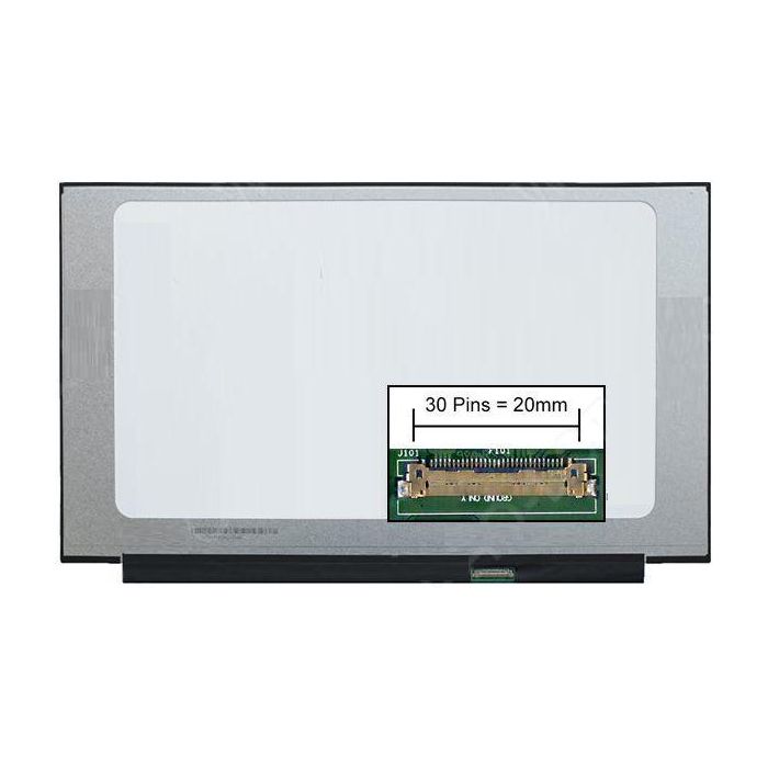 CoreParts 15,6" LCD FHD Mate, 1920x1080, Panel Original, IPS, Conector Inferior Derecho 30 Pines