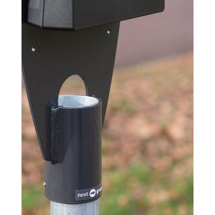 Next Green Poleplate 225 Z Soporte para Cargador EV compatible con Zaptec PRO/GO, Garo Entity PRO para Tubo Ø 60mm de Acero Sueco 3 Next Green Poleplate 225 Z Soporte para Cargador EV compatible con Zaptec PRO/GO, Garo Entity PRO para Tubo Ø 60mm de Acero Sueco 3
