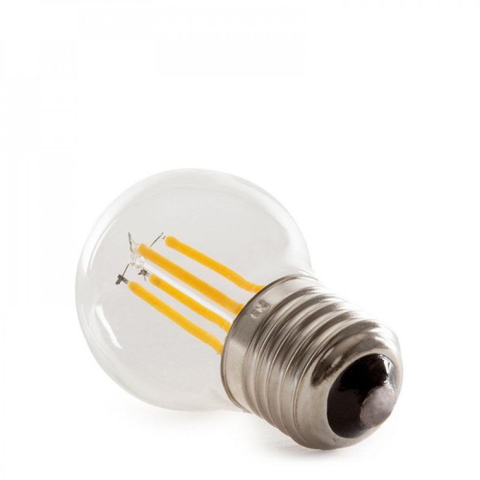 Bombilla LED E27 4W 288Lm 2000ºK Filamento G45 40.000H [HO-LF-G45-E27-4W-WW] 3