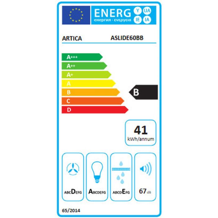 Campana Convencional Artica ASLIDE60BB Blanco 1 Campana Convencional Artica ASLIDE60BB Blanco 1