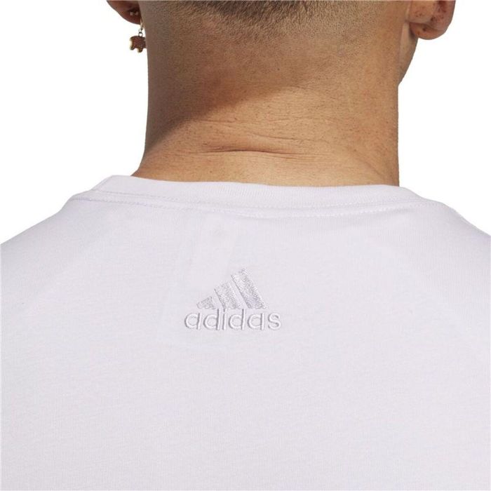 Camiseta de Manga Corta Hombre Adidas Essentials Lila 1