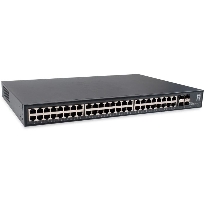 Level One GTU-5211 Switch 48x GE 4x 10GSFP+ 19"