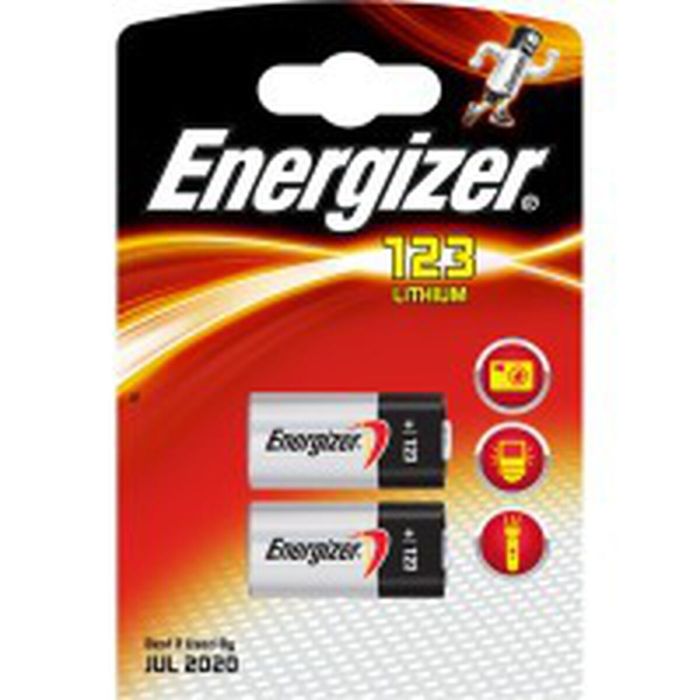 Duracell Pila Litio CR123 3V Blister -2 Unidades- Duracell Pila Litio CR123 3V Blister -2 Unidades-