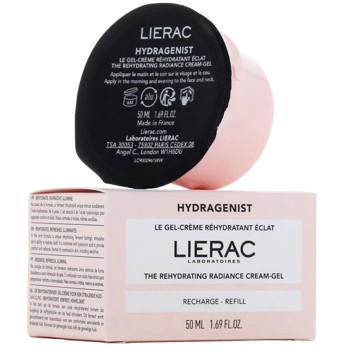 Lierac Hydragenist Gel-Crema Rehidratante Iluminadora Recarga