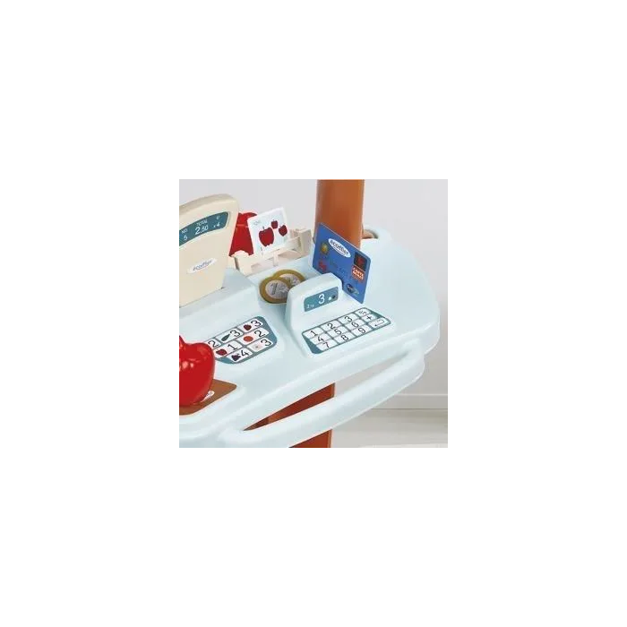 Ecoiffier Puesto de Mercado Eco-Responsable Vert Azur Juguete para Niños a Partir de 18 Meses con Accesorios y Balanza Fabricado en Francia 5