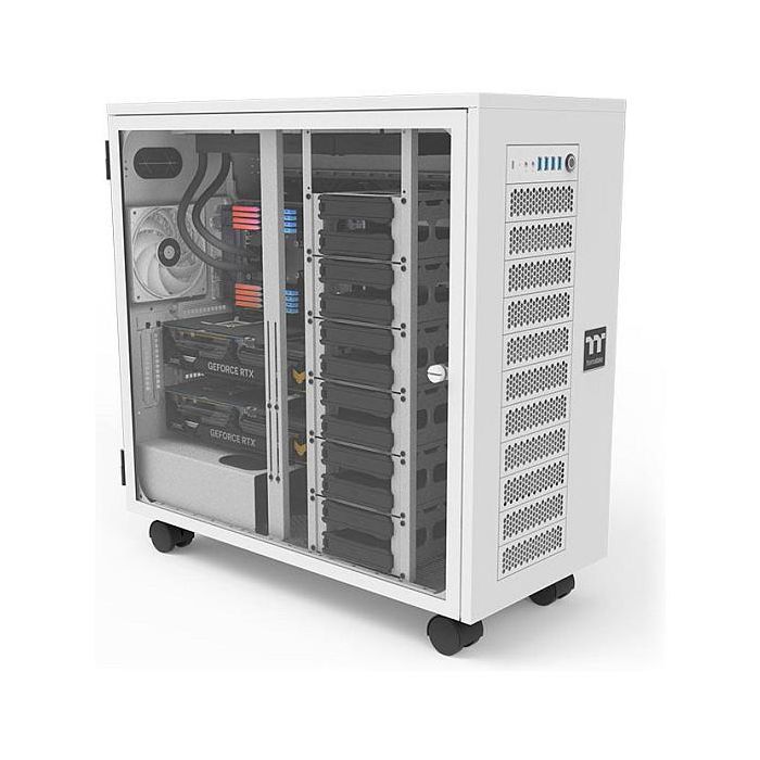 Thermaltake AX700 TG Caja de PC Blanca Torre Compatible con ATX, EATX, micro ATX, Mini-ITX, SSI CEB, SSI EEB, XL-ATX 1