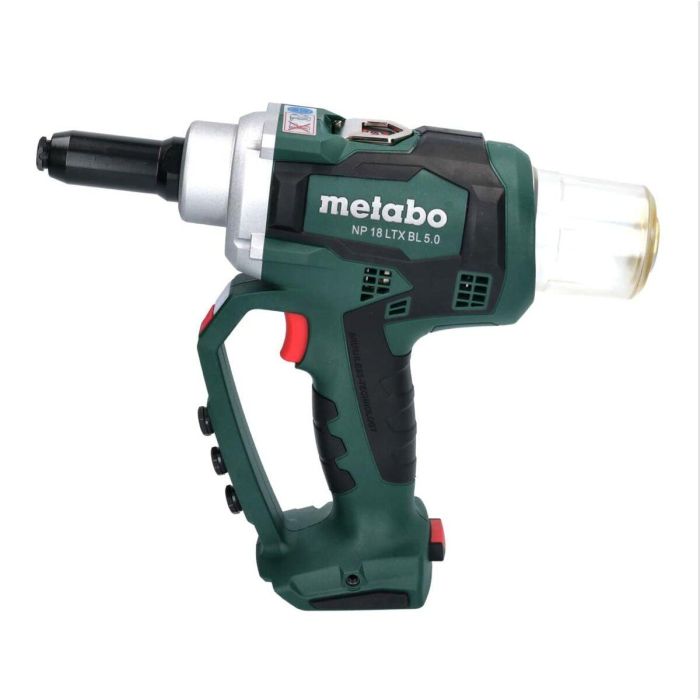 Metabo NP 18 LTX BL 5.0 MET2009265858713 Remachadora Eléctrica Inalámbrica 18 V con Maletín MetaBOX 145 L 9 Metabo NP 18 LTX BL 5.0 MET2009265858713 Remachadora Eléctrica Inalámbrica 18 V con Maletín MetaBOX 145 L 9