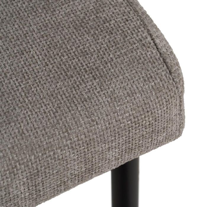 Silla Gris Tejido-Metal Contract 52,50 X 55 X 80 cm