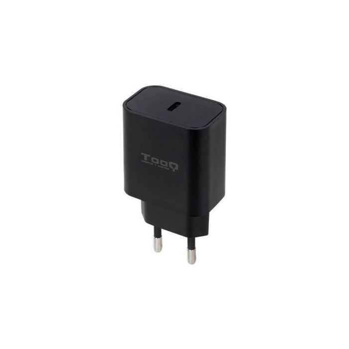 TooQ TQWC-PDUSBC20B Cargador de Pared USB-C Power Delivery 20W Negro TooQ TQWC-PDUSBC20B Cargador de Pared USB-C Power Delivery 20W Negro