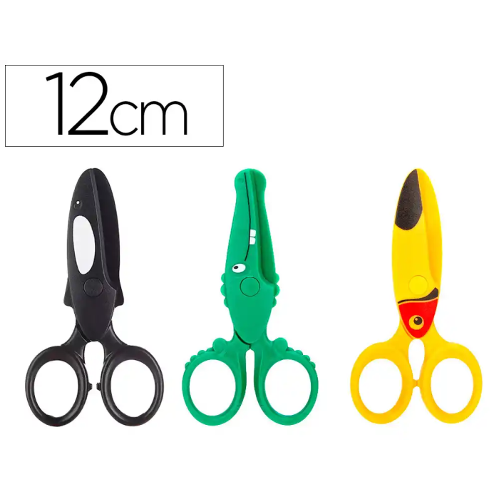 Liderpapel Tijera 12cm para Papel, Cartón y Pasta de Modelar (No para Pelo) 0 Liderpapel Tijera 12cm para Papel, Cartón y Pasta de Modelar (No para Pelo) 0