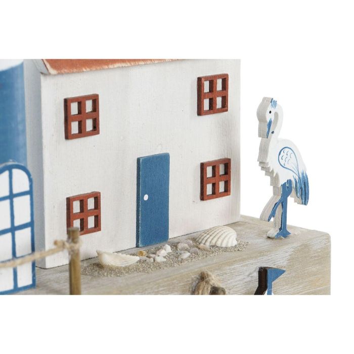 Decoracion Antique DKD Home Decor Azul Rojo 8.5 x 30 x 17 cm (2 Unidades) 3