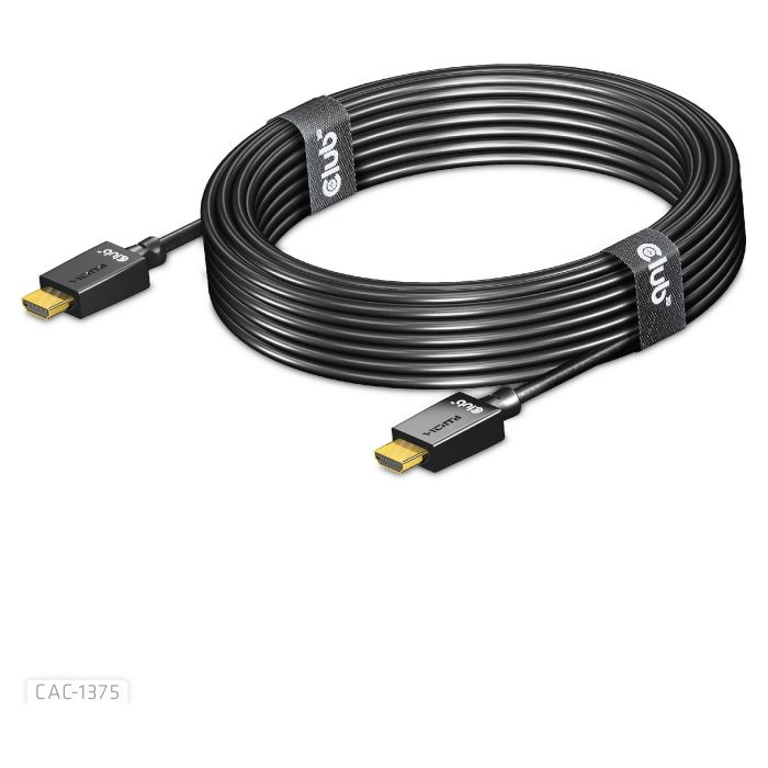 Club 3D Cable HDMI 2.1 Ultra High Speed 10K HDR 5m Negro CAC-1375 2