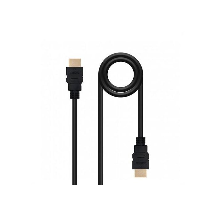 Nano Cable 10.15.3602 Cable HDMI 2.0 Alta Velocidad 4K@60Hz 18Gbps Macho-Macho, 2m, Certificado Premium, HDR, Contactos Oro, Negro 1 Nano Cable 10.15.3602 Cable HDMI 2.0 Alta Velocidad 4K@60Hz 18Gbps Macho-Macho, 2m, Certificado Premium, HDR, Contactos Oro, Negro 1