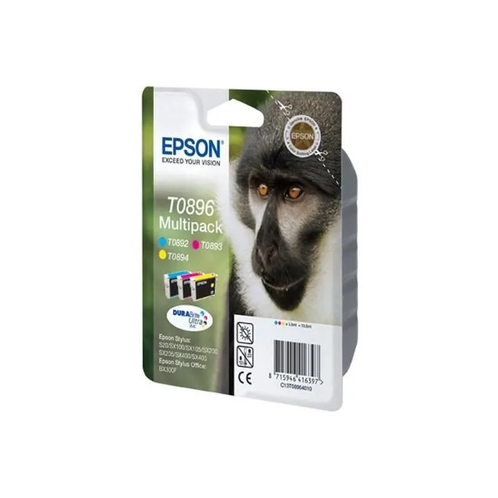 Epson Stylus S20/SX105/SX205/405 Multipack (T089140+240+340+440) 2