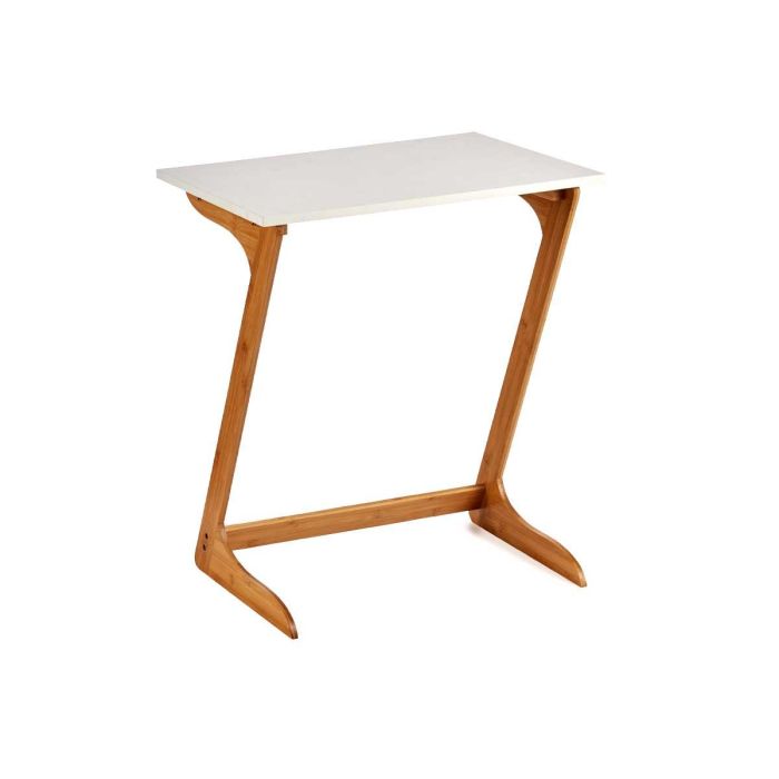 Mesa Auxiliar Bambú Kinvara 40x68.5x60 cm - Blanco/Natural (4 Unidades) 1 Mesa Auxiliar Bambú Kinvara 40x68.5x60 cm - Blanco/Natural (4 Unidades) 1