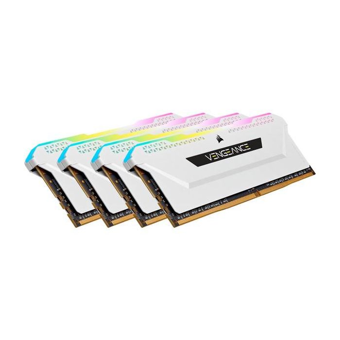 Corsair CMH32GX4M4D3600C18W Vengeance RGB PRO SL - Kit de memoria RAM 32 GB (4x 8 GB) DDR4 3600MHz Intel XMP 0 Corsair CMH32GX4M4D3600C18W Vengeance RGB PRO SL - Kit de memoria RAM 32 GB (4x 8 GB) DDR4 3600MHz Intel XMP 0
