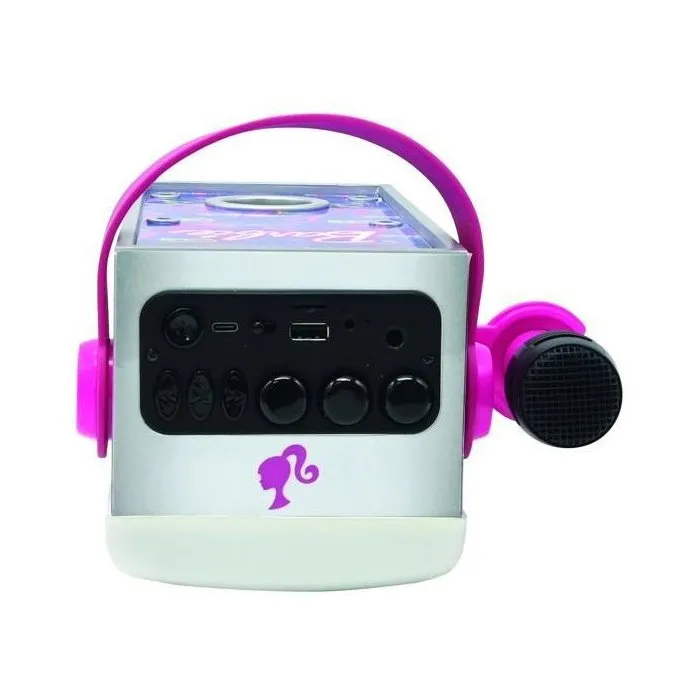 Lexibook AAABR99460 Altavoz Bluetooth Iluminado de Barbie con Micrófono 4 Lexibook AAABR99460 Altavoz Bluetooth Iluminado de Barbie con Micrófono 4