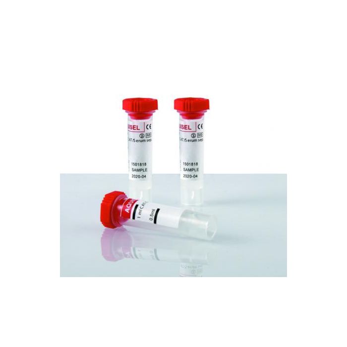 Aquisel Tubos C-Coag+Gel Rojo 1,5 mL 100 Unidades para análisis de sangre en laboratorio