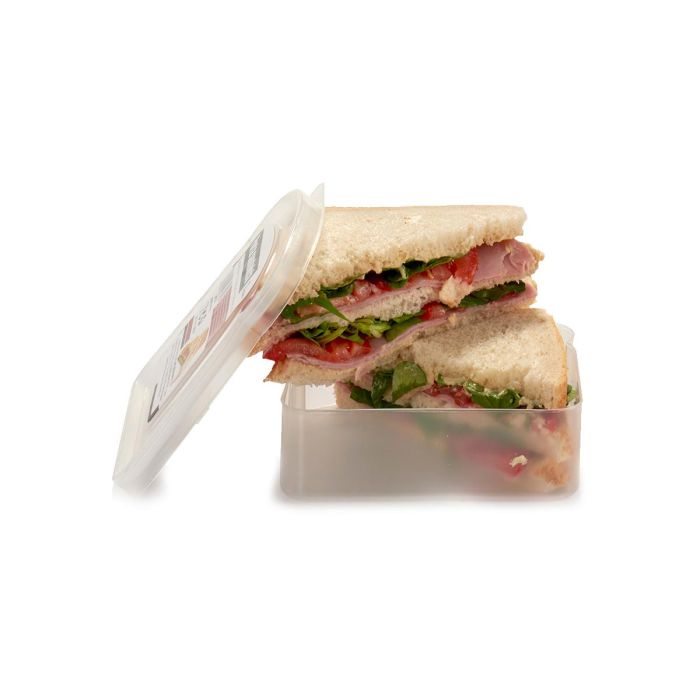 Portasandwich Plastico Transparente Surtidos10Ml Leknes 12X4CM (48 Unidades) 4 Portasandwich Plastico Transparente Surtidos10Ml Leknes 12X4CM (48 Unidades) 4