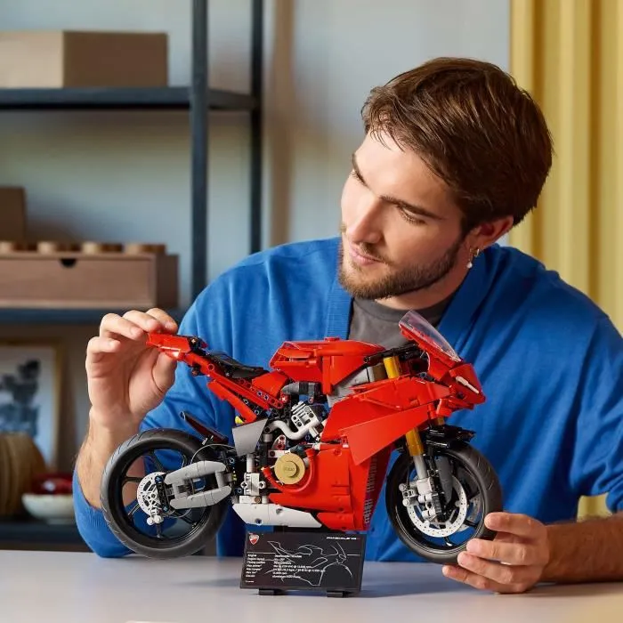 Lego 42202 Ducati Panigale V4 S Motorcycle Motocicleta para construir para adultos 4