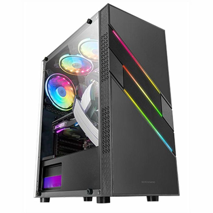 Caja Semitorre ATX Mars Gaming Mc-U3 Negro ARGB 1