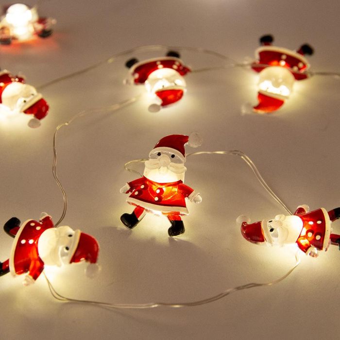 Guirnalda LED Interior 4,5M a Pilas para Decoración HO-XMAS-028-IP20-4,5M-WW 6