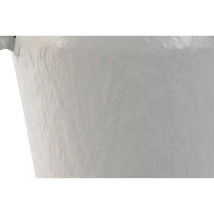 Jarrón Home ESPRIT Blanco Metal 33,5 x 20 x 36 cm 1 Jarrón Home ESPRIT Blanco Metal 33,5 x 20 x 36 cm 1
