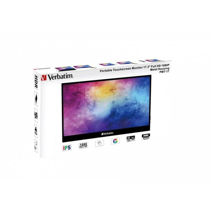 Verbatim 49593 Monitor Portátil Táctil 17.3" Full HD IPS Multimedia Negro 6 Verbatim 49593 Monitor Portátil Táctil 17.3" Full HD IPS Multimedia Negro 6