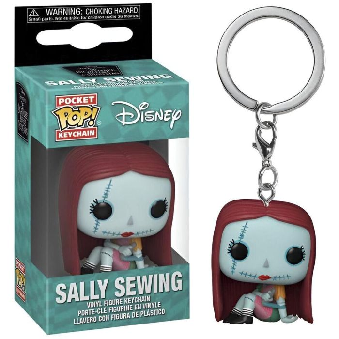 Llavero Pocket POP Disney Pesadilla Antes de Navidad Sally Sewing 1